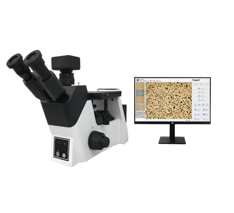 #W RCM3000W High-Precision Computerized Inverted Metallographic Microscope Designed For Analysis Of Microstructure Metal Materia