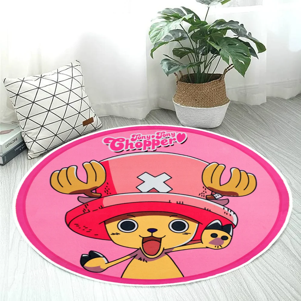 One Piece Pink Tony Chopper Soft Anime Mnaga Rugs for Living Room Carpets Doormat Home Bedroom Deco Doormat Kids Birthday Gift