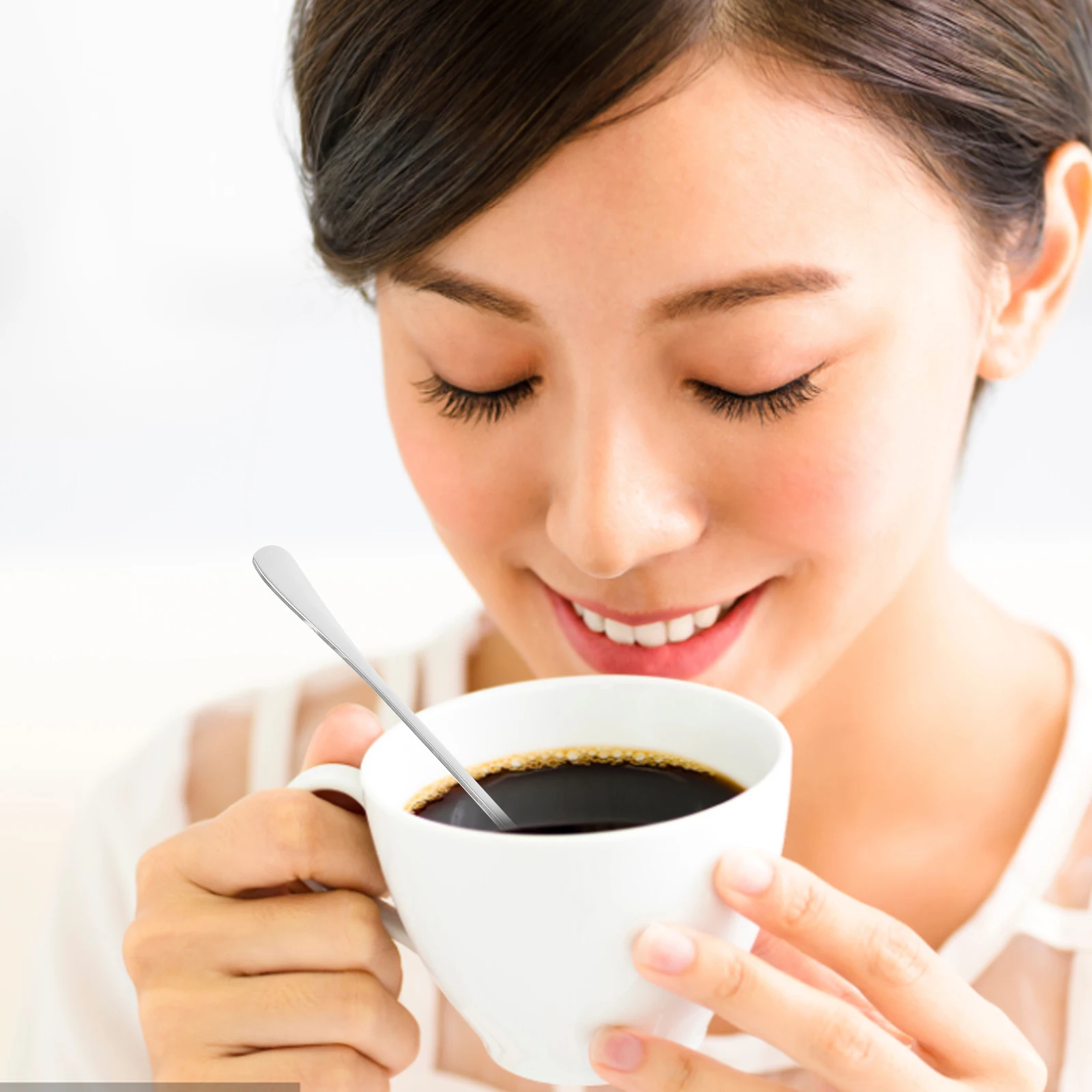 

4 pcs Coffee Soup Porridge For Home Kitchen Dinner Restaurant Use Premium Stainless Soup Spoons Food Serving Spoons