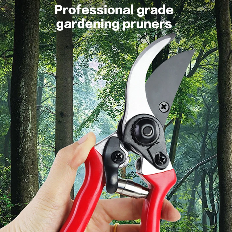 High-carbon Steel Gardening Scissors Grafting Tool Fruit Tree Pruning Shears Bonsai Pruners Garden Shears Secateurs