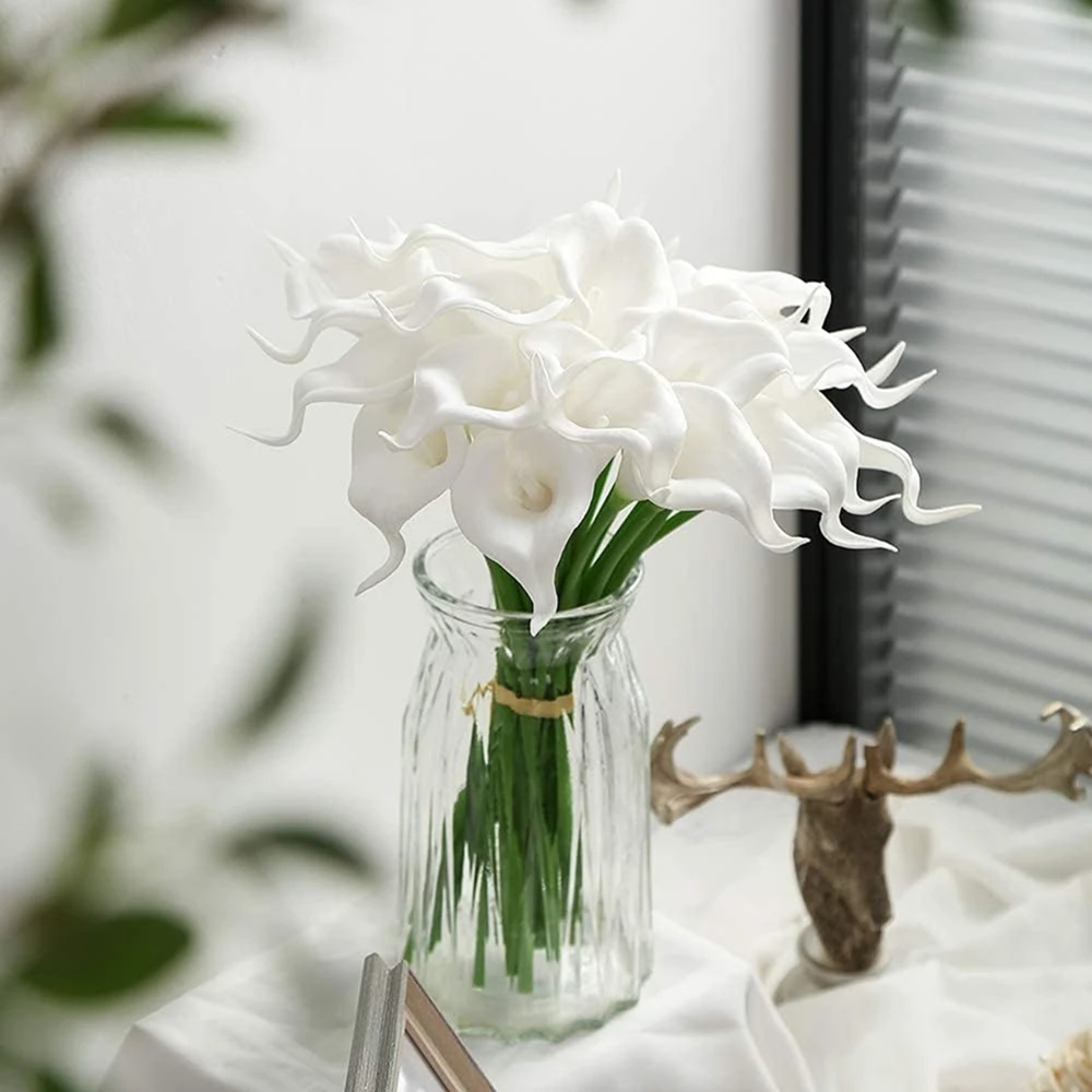 5/10 Stück künstliche Blumen Hufeisen Lotus Hochzeit Kranz Home Room Tisch Festival Dekor Outdoor Garten Hof Brautstrauß Geschenk