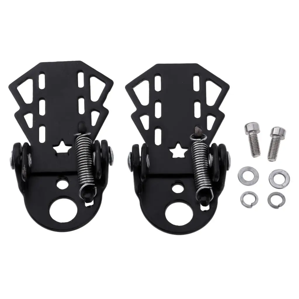 

Steel Folding Bike Pedals Rear Seat Foot Pegs Non Slip Design Comfortable Footrest for Mountain Road Bike