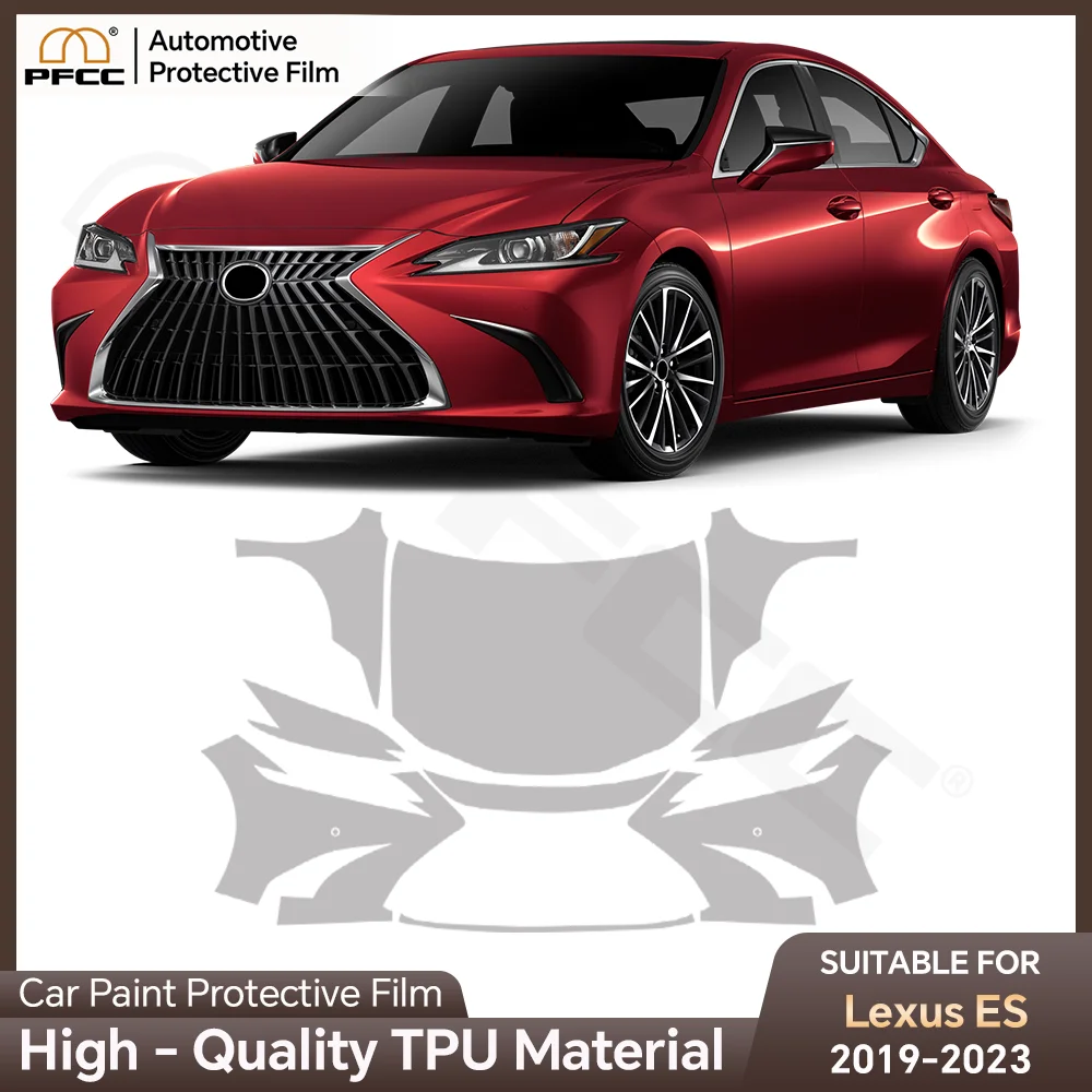 

For Lexus ES 250 300H 350 2019-2023 TPU Paint Protection Film Anti-Scratch Car Body Pre-cut PPF Clear Bra Resistant Invisible