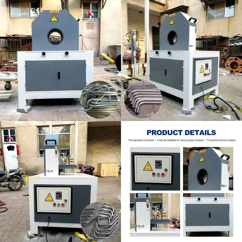 CE Certification Multi-Speed Control Small Metal Pipe Polishing Tool for Curved Oval Tube Processing