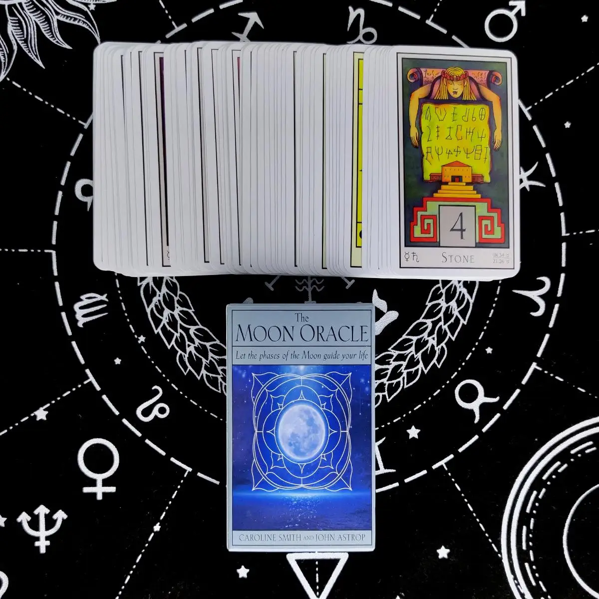 The Moon Oracle Cards Divination Deck Entertainment Party Board Game 72 Pcs/Box