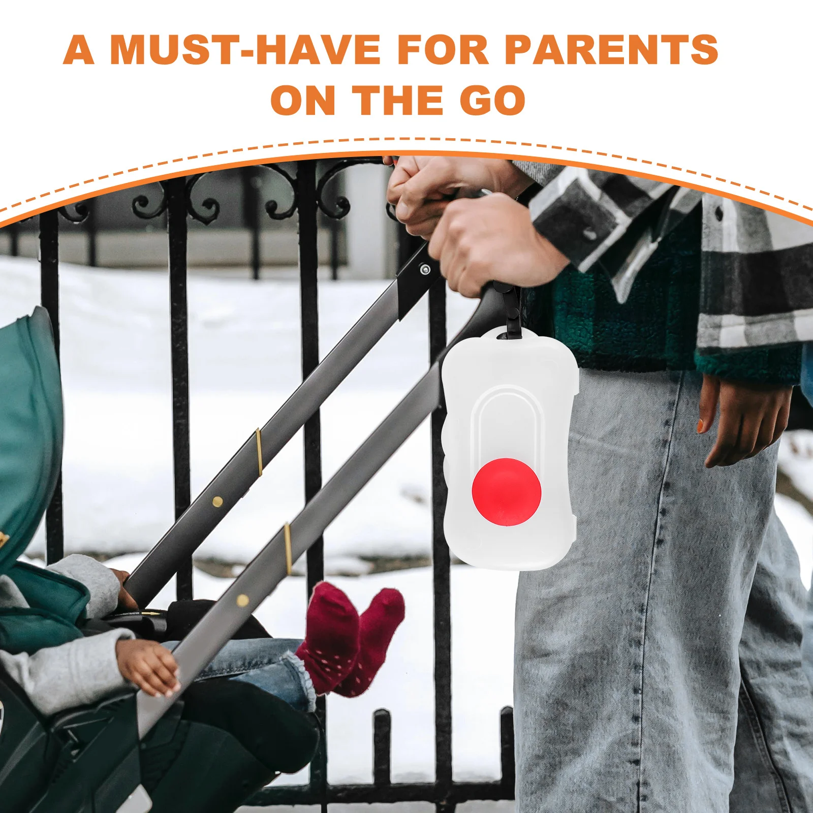 

Wet Case Portable Refillable Wipes Container Large Capacity Sealing Design Moisture Lock Silicone Material Compact Lightweight