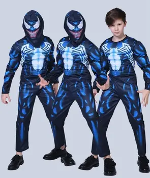 兒童死侍服裝 超級英雄死侍兒童角色扮演服裝 帶劍 兒童連身衣 死侍兒童萬聖節服裝 10 最佳銷售 鋼鐵人角色扮演 - №4