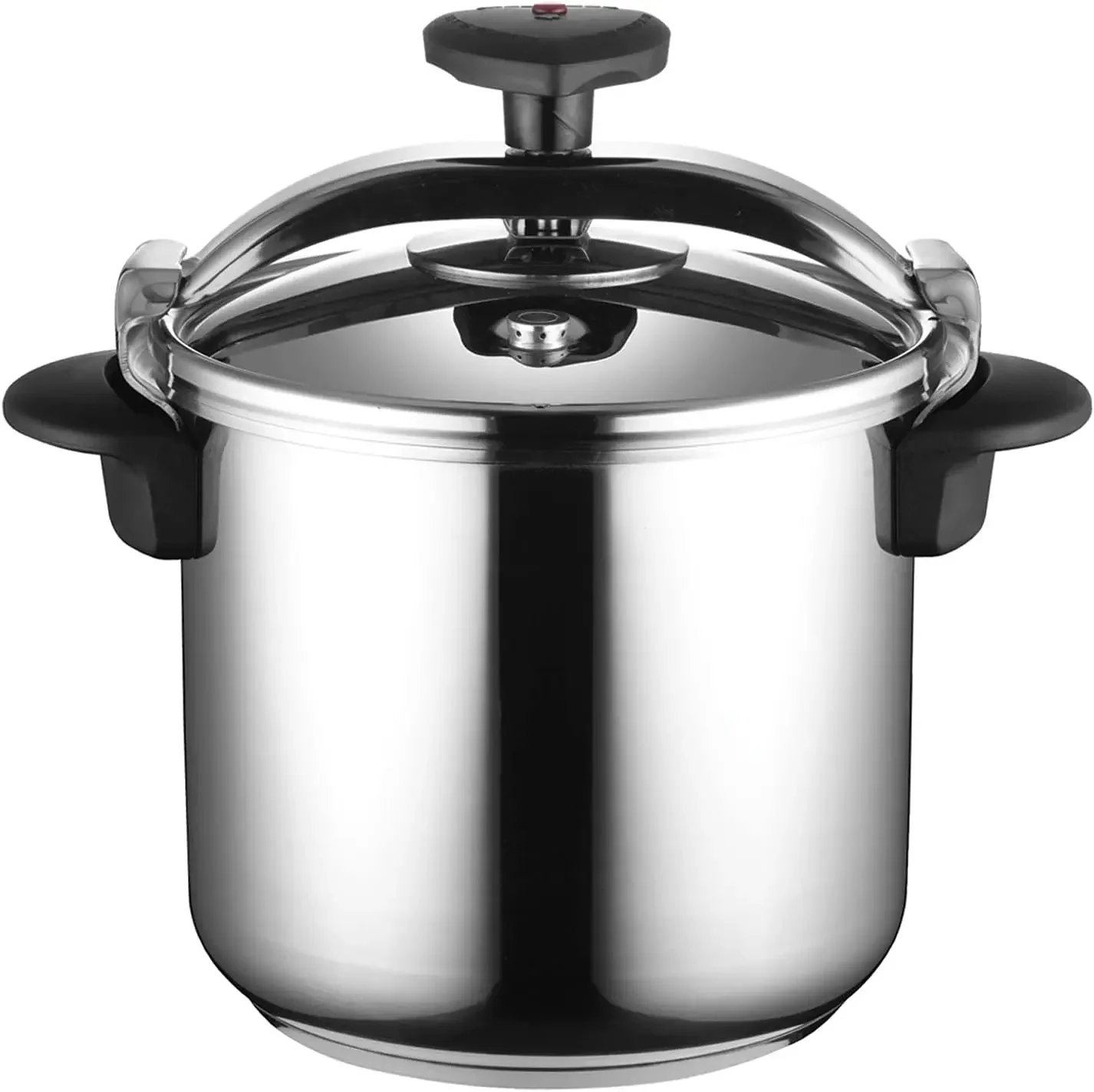 Star Quick Easy To Use Pressure Cooker, 18/10 Stainless Steel, Suitable for induction. Thermodiffusion bottom, 3 Security System