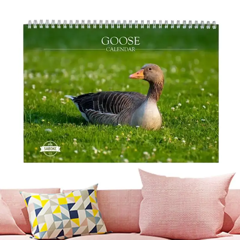 Animal Monthly Wall Calendar Annual Schedule Wall Planner Practical And Fun Annual Yearly Planner For Home Study Room Offices
