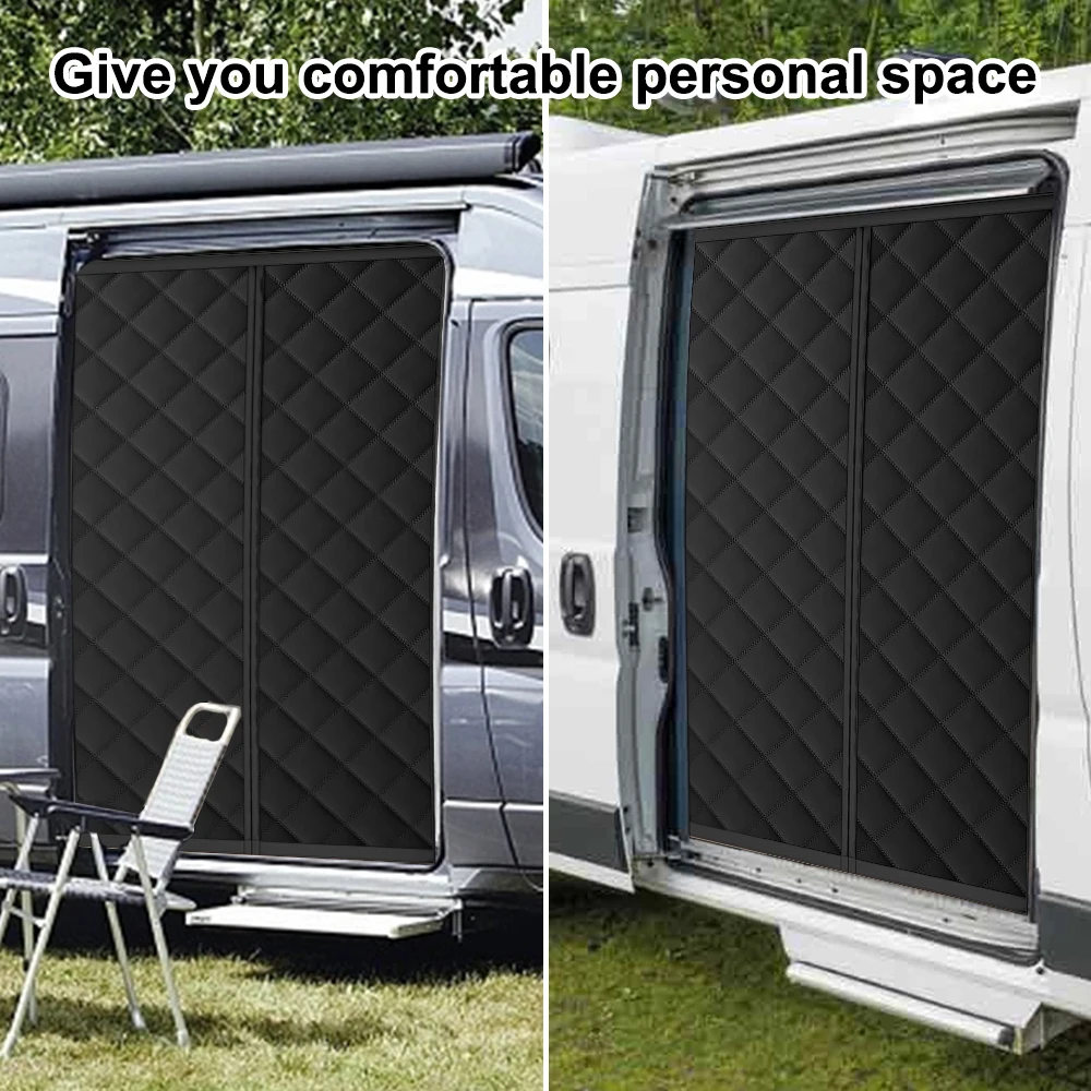 

RV Magnetic Closure Insulation Curtain Side Door Windproof Curtain For Peugeot Boxer Fiat Ducato Citroen Relay RV Accessories