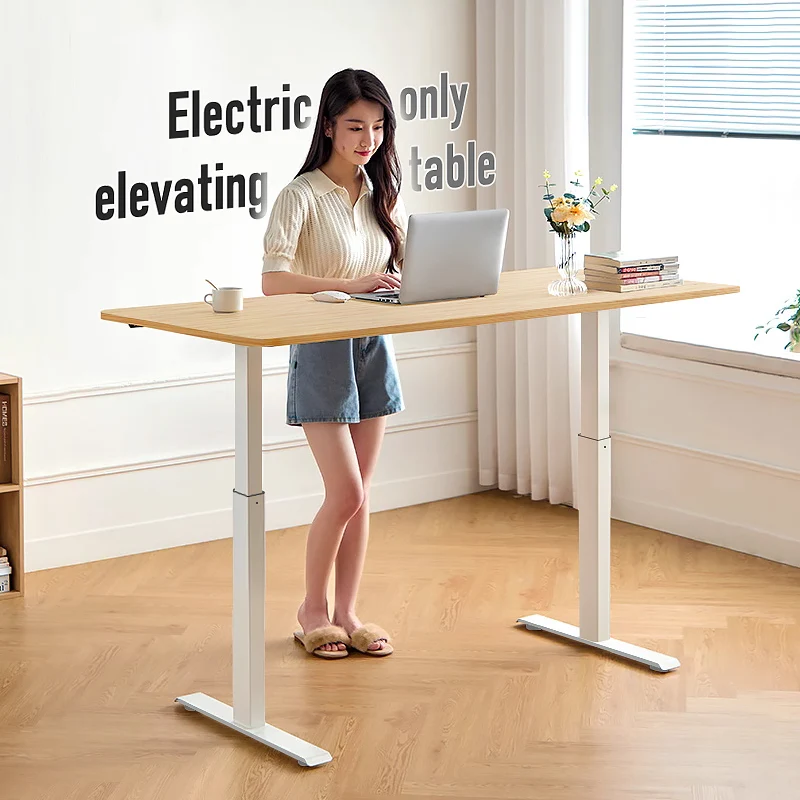 Elevating Computer Desk Portable Bed Side Desk Lifting Adjustment Reading Study Desks Folding Lift Office Furniture Table