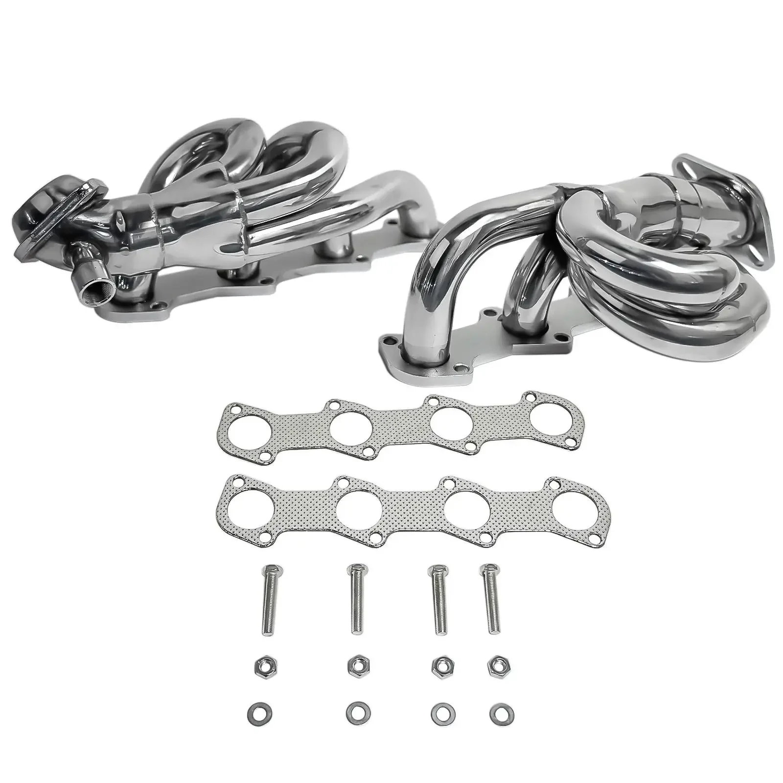 AP03 Shorty Manifold Header for Ford F150 1997-2003 F250 1997-1999 4.6L V8 Stainless Steel