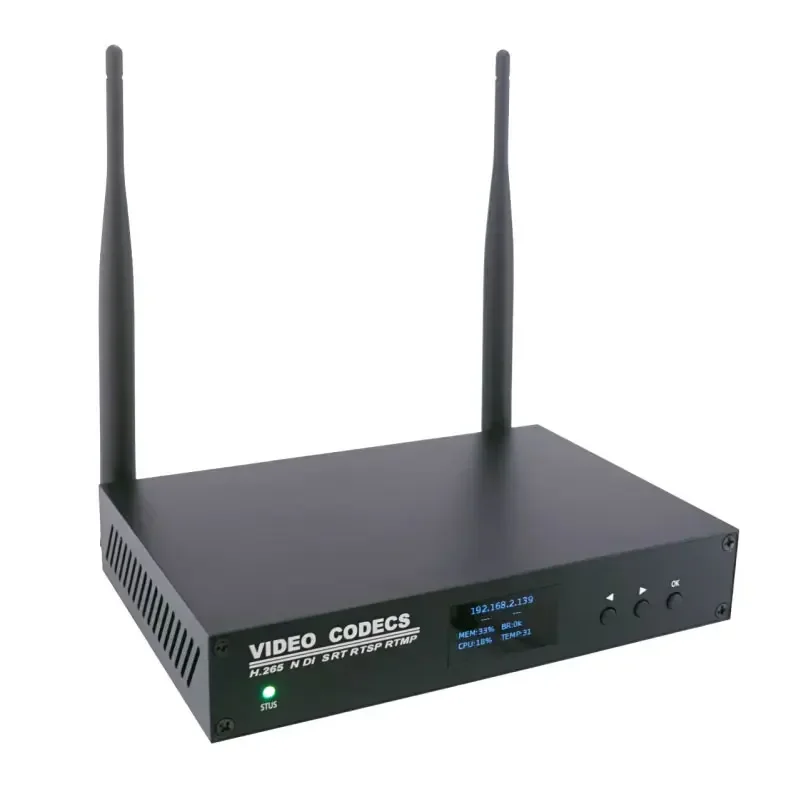 2026 ENCSH V2 Video Codecs SDI High Definition Encoder 4K Video Decoder for SRT NDI GB28181 Live Streaming