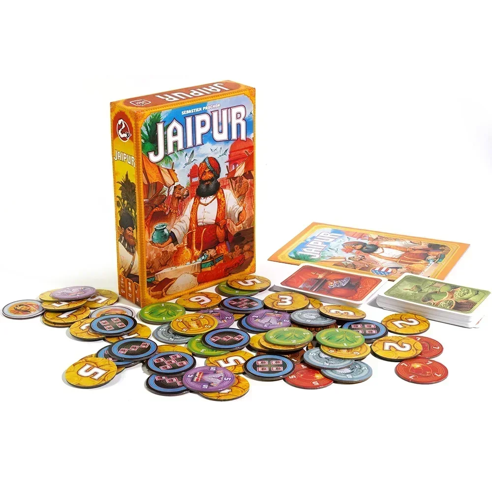 Jaipur All English Indian Merchant Adult Gathering Strategy Game Cards Family Parent Child Game Toys Board games