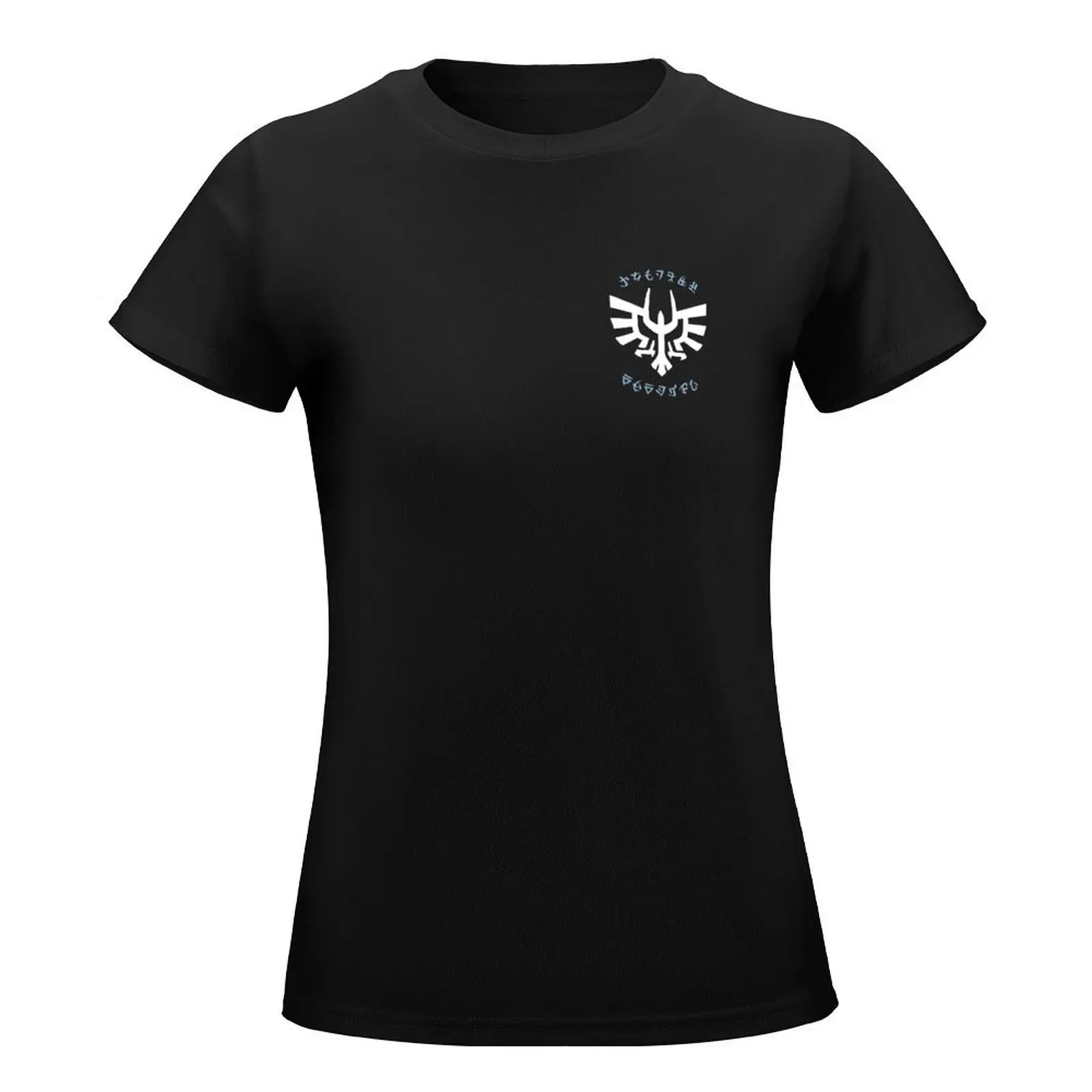 Knights Academy Logo Small T-Shirt Short sleeve tee summer top summer tops graphic t-shirts for Women