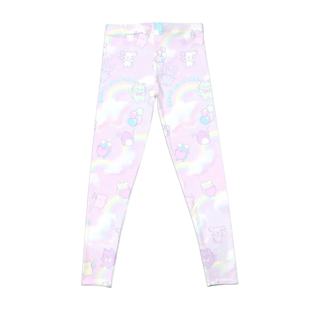 pastel rainbow animals Leggings Women's sportswear Fitness clothing Womens Leggings