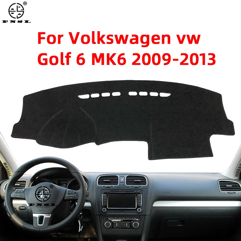 For Volkswagen VW Golf 6 MK6 GTI R 2009~2011 2012 2013 5K Anti-Slip Mat Dashboard Cover Pad Sunshade Dashmat Carpet Accessories