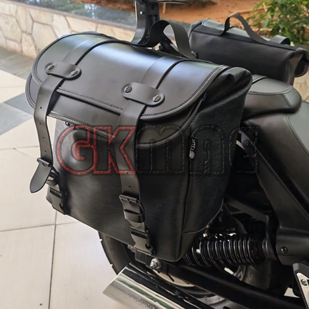 Fit For Xiangshuai Cangyun 300 500 Modified Side Boxes Quick-release Waterproof Leather Panniers Helmet Bags Travel Bags