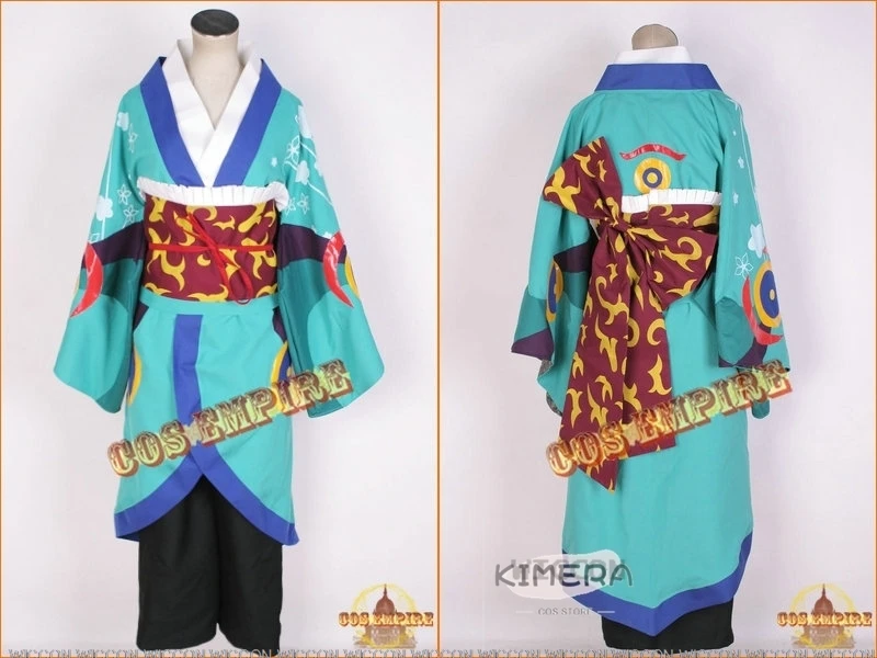 Retro Anime Mononoke Medicine Seller Kusuriuri Kimono Wig Uniform Cosplay Costume Halloween Carnival Party Outfit Unisex Onmyoji