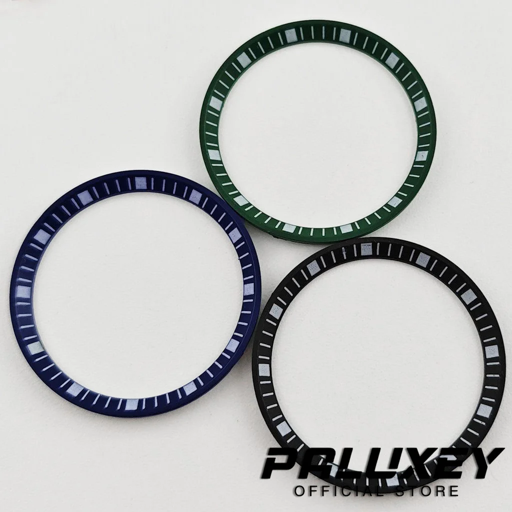 32mm*27.5mm Watch Chapter Rings for NH35 Monster Watch Case Plastic 32mm Insert Ring NH35 NH36 Movement Men's Watch Parts