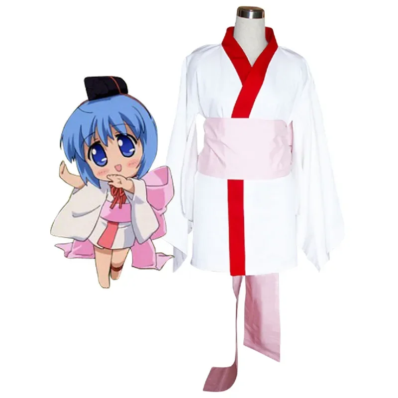 Binchotan Cosplay Clothing Girls White Kimono Cosplay Costume Halloween