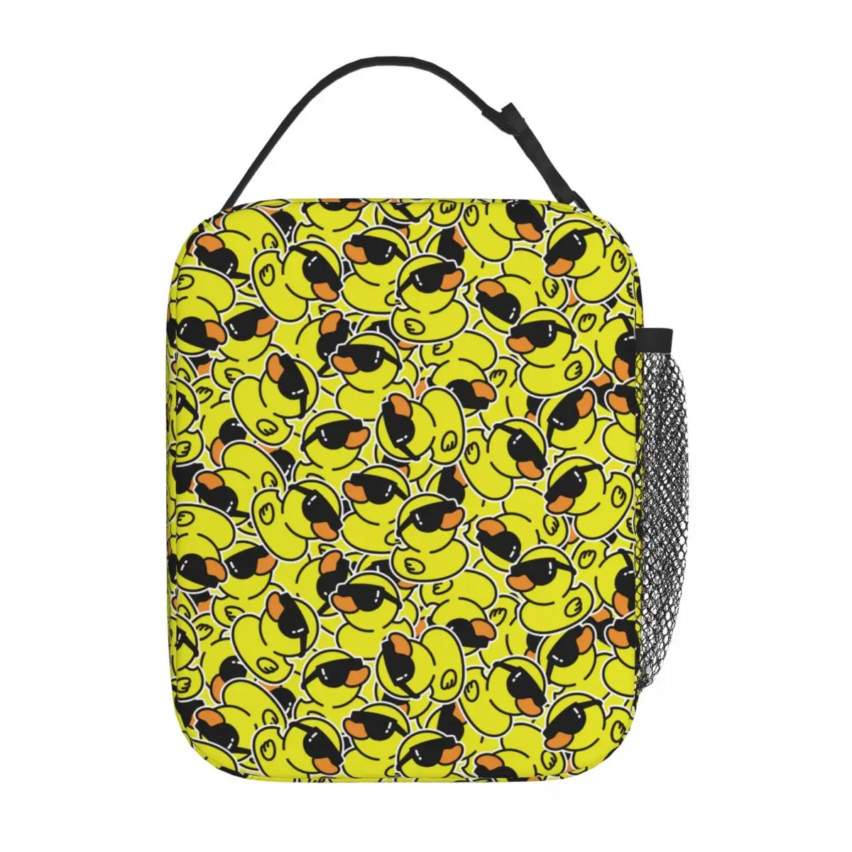 

Cartoon Yellow Duck Pattern Merch Insulated Lunch Tote Bag For Work Storage Food Boxes Reusable Cooler Thermal Lunch Boxes