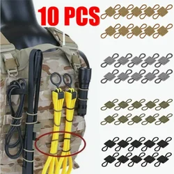 Tactical MOLLE Elastic Strap Tactical Bag Binding Buckles Outdoor Camping Multitool Retainer For Antenna Stick Pipe Camping Gear