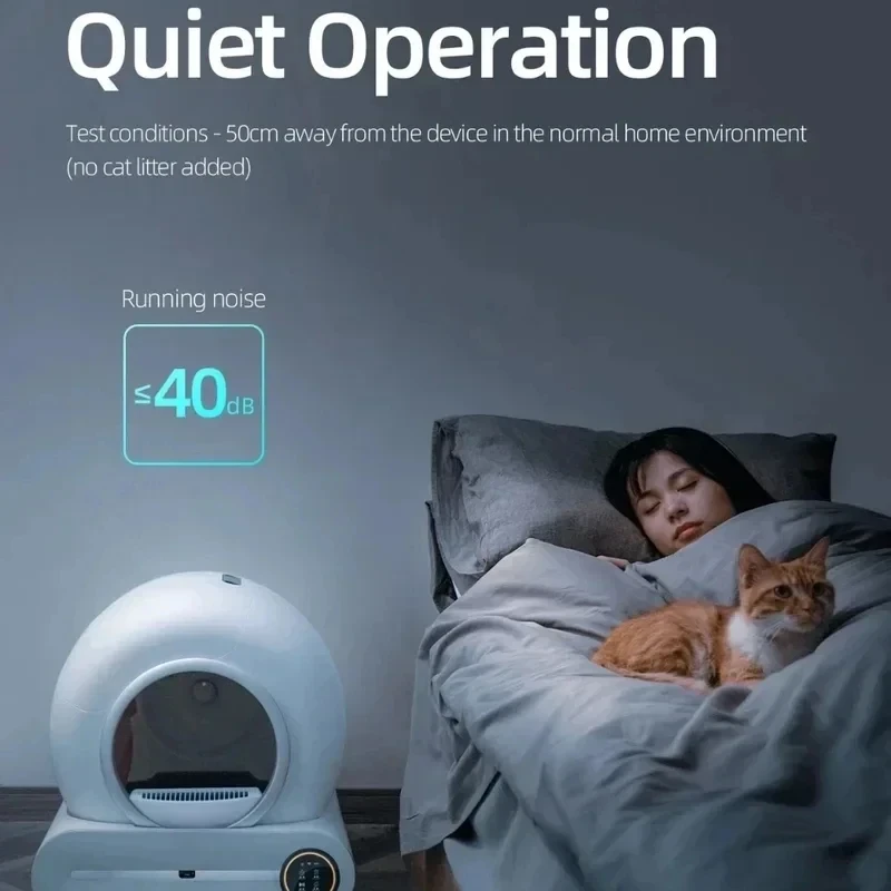 Automatic Smart Cat Litter Box Self Cleaning Fully Enclosed Large Cat Toilet Litter ( No Taxes in Eu)
