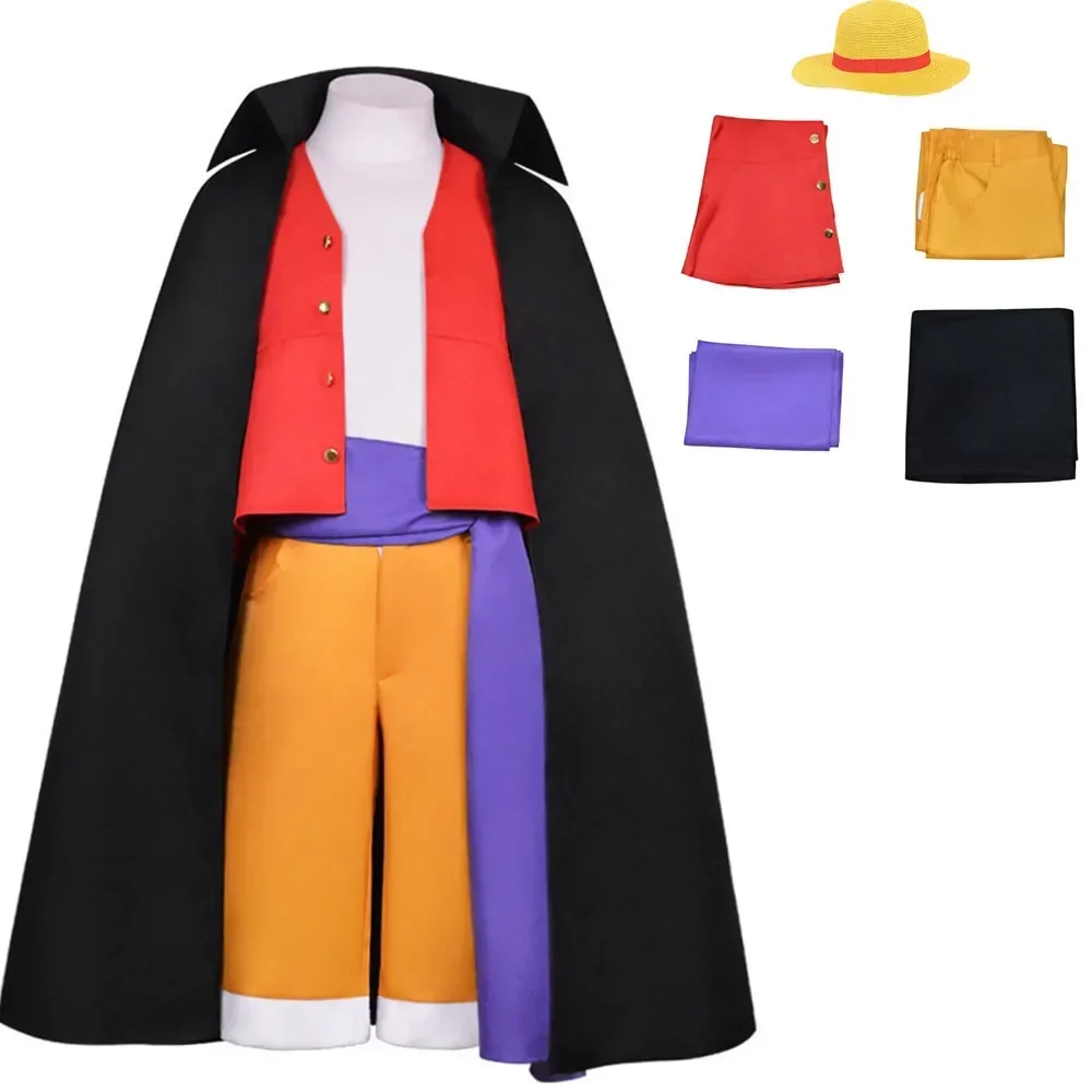 

Anime Adult Cloths Cosplay Monkey·D·Luffy Man Costume