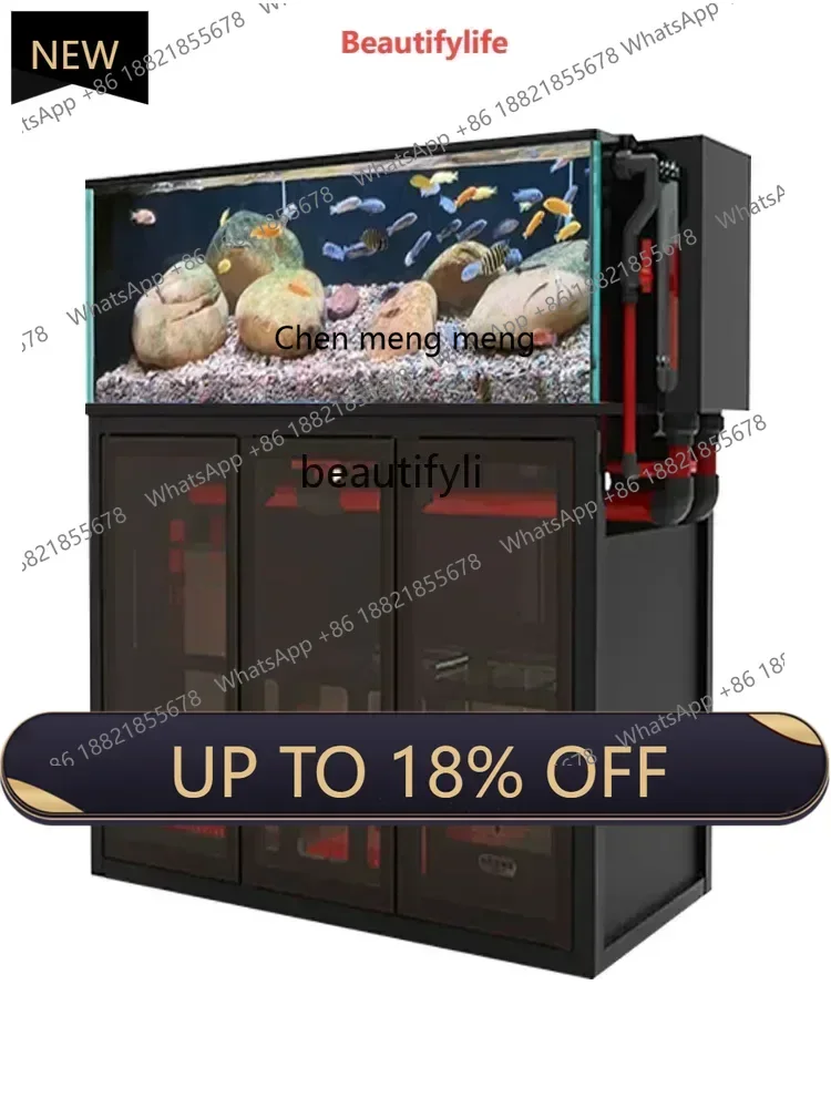 

P178 Fish Tank Aquarium Super White Bottom Filter Stream Cylinder Medium Ecological Sea Tank Aquarium