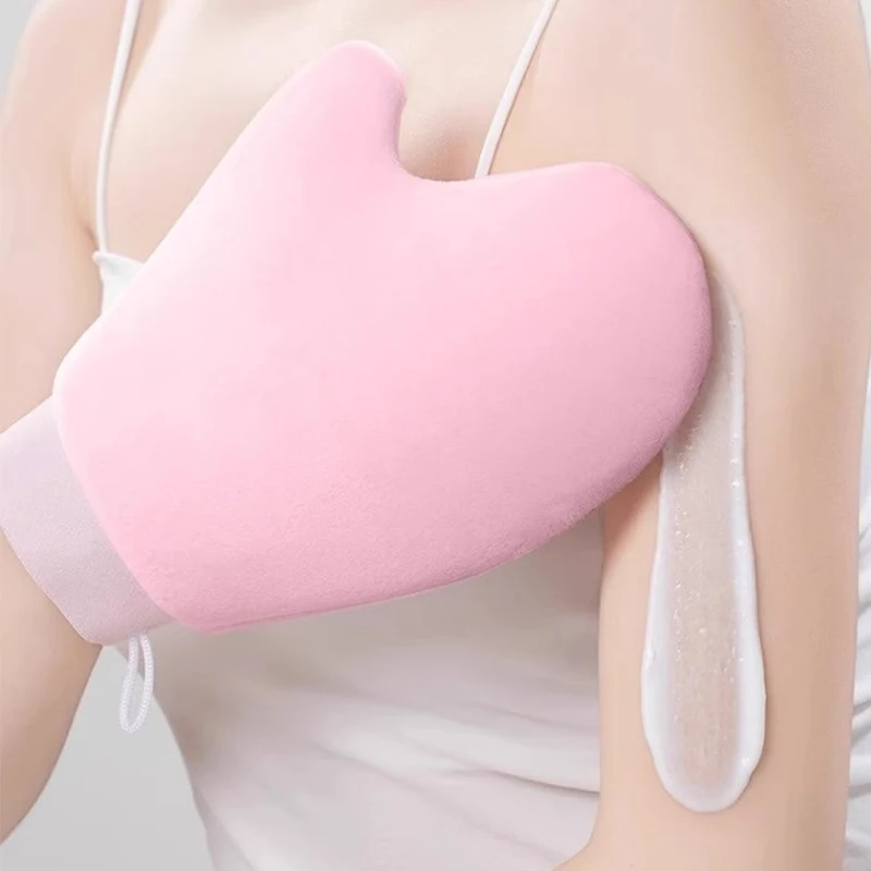 

Рукавица для самостоятельного загара с лосьоном для тела, двусторонний быстросохнущий аппликатор для перчаток, предотвращает липкие руки, инструмент для флокирования макияжа и загара