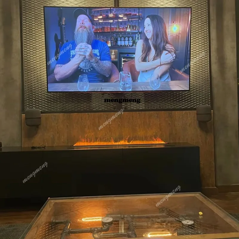 

Электрический камин 3D с эффектом водяного пара в американском стиле, светодиодный, с пультом ДУ