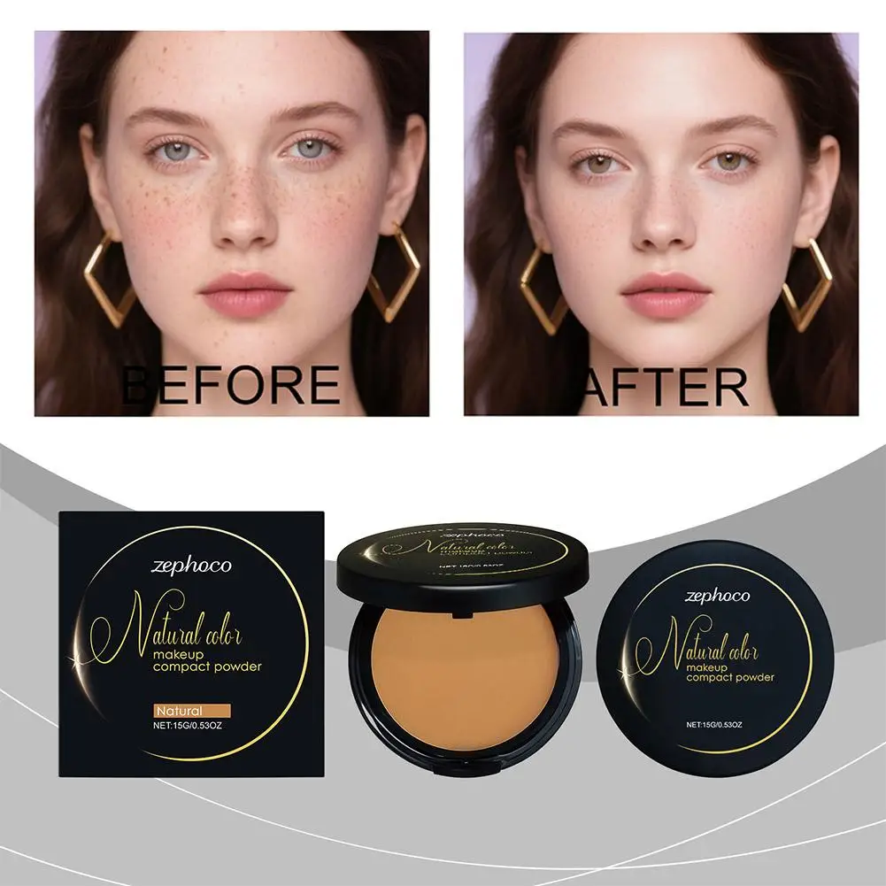 Long Lasting Face Setting Powder Oil-Control Matte Waterproof Smooth Face Finishing Pressed Powder Concealer Loose Powder Makeup