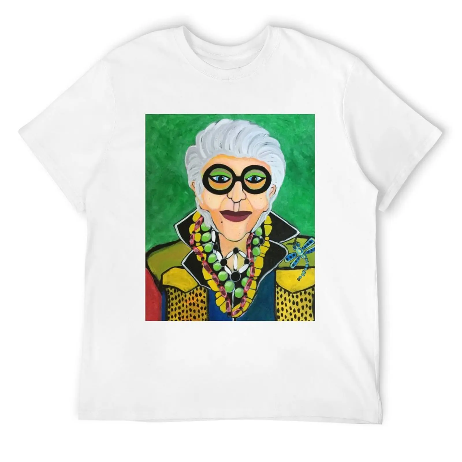 

Iris Apfel More is More T-Shirt blue archive topping mens t shirt graphic