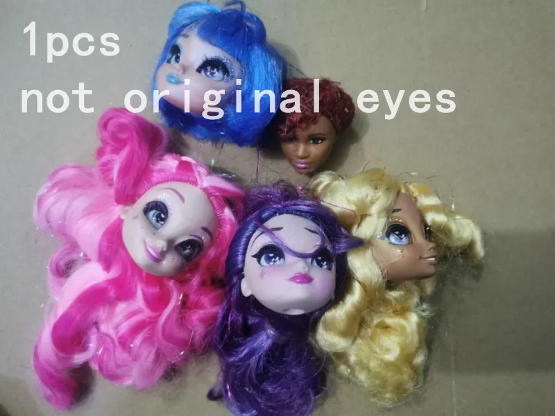 not original eyes doll head Accessorries Original collection speical princess long hair high quality mengmeng