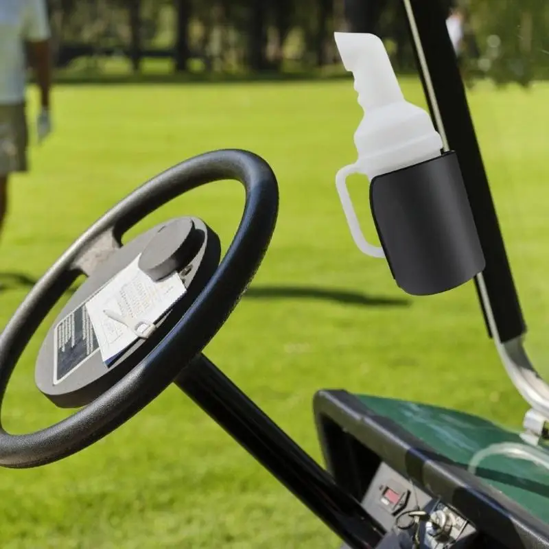 

Weather Resistant Sand Bucket Golf Cart Use Curved Neck Design Plastic Texture