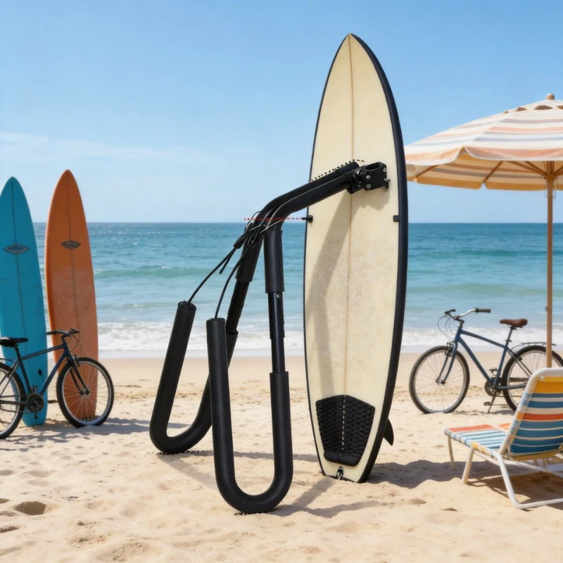 aluminum-stable-black-portable-surfboard-and-bicycle-carrier-for-marine-waters-best-seller