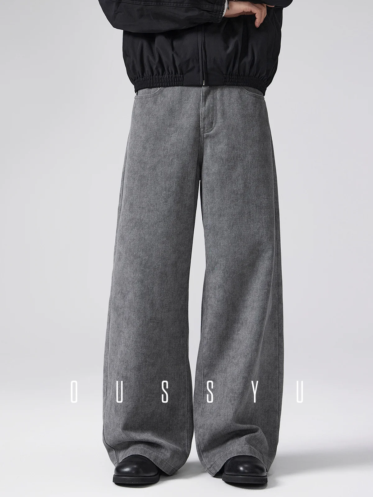 

Роскошные качественные мужские джинсы в стиле Old Money с принтом тай-дай, свободные прямые брюки, универсальные мешковатые брюки, уличная одежда y2k