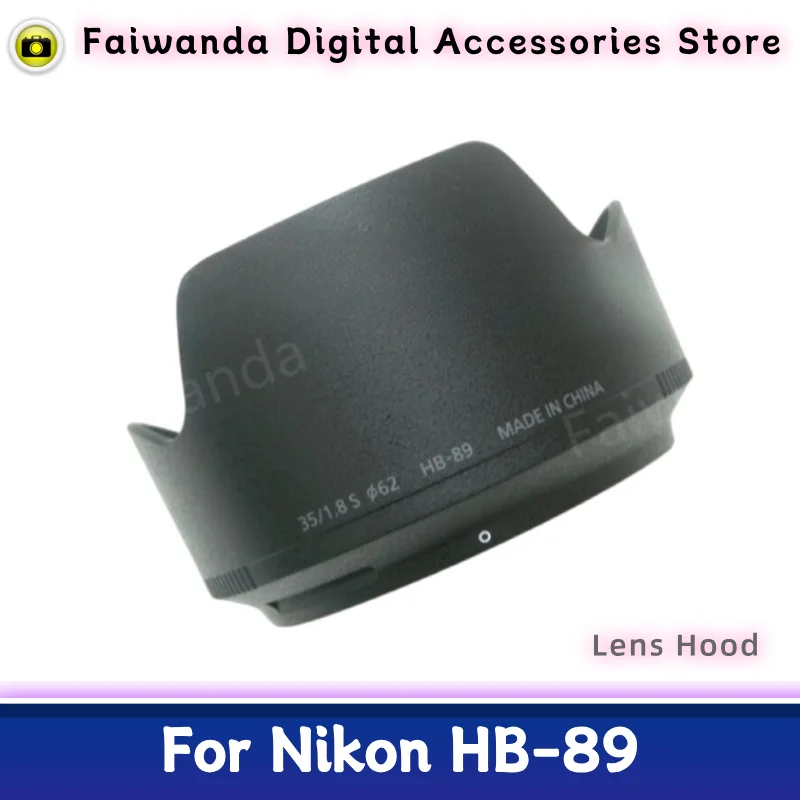 New Original Genuine Front Lens Hood HB-89 For Nikon NIKKOR Z 35mm F1.8S Lens (62mm) 35/1.8S Z35/1.8S Z35