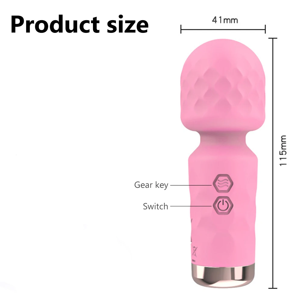 Powerful Mini Rabbit Vibrator Usb Rechargeable Body Massager_voghion.com
