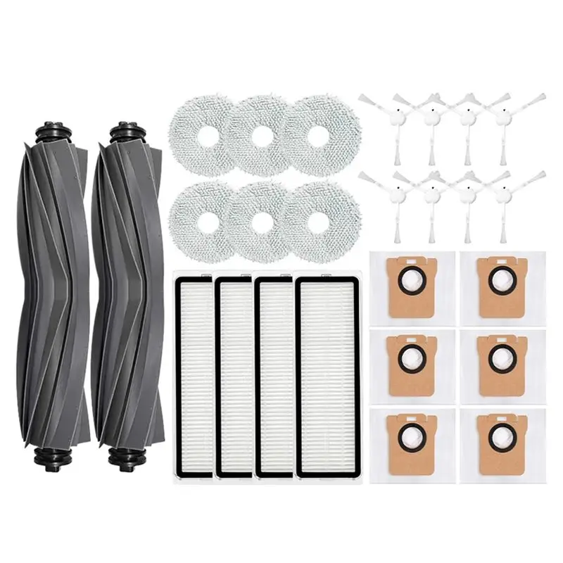 

Inventory-For Robot Vacuum X10+ X10 Plus B101GL Robot Vacuum Accessories Main Side Brush Hepa Filter Dust Bag Mop Rag