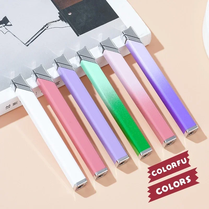 ولاعة معدنية صغيرة بشريط طويل إبداعي للمطبخ بحجم الجيب ولاعة صغيرة محمولة في الهواء الطلق ولاعة غاز البوتان #4