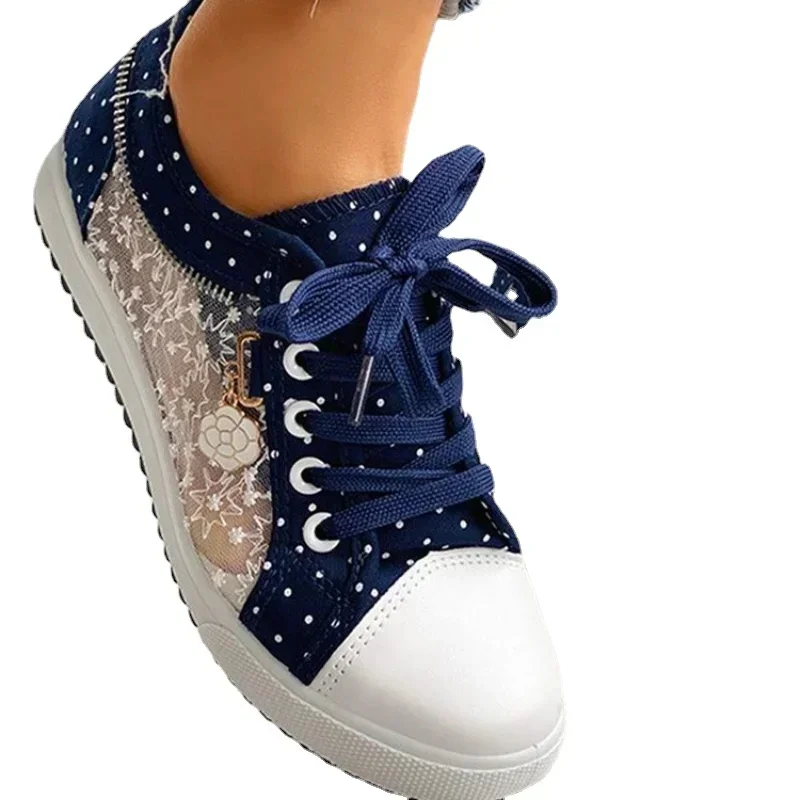 Casual Sandals Mesh Solid Color Hollow Out Casual Flat Bottom Canvas Shoes Comfortable Lightweight Walking Sandals 2024