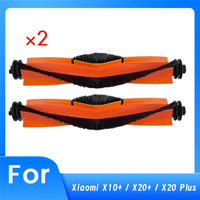 AT05-2 Pcs Main Brush For Xiaomi X10+ / X20+ / X20 Plus Sweeping Machine Cleaner Parts Replacement