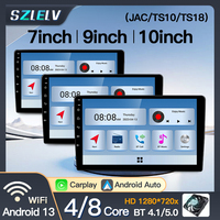 Android13 TS18 TS10 JAC Car Radio 7/9/10inch Universal Host Player Navigation Video Multimedia For lada hyundai Suzuki Ford 1Din