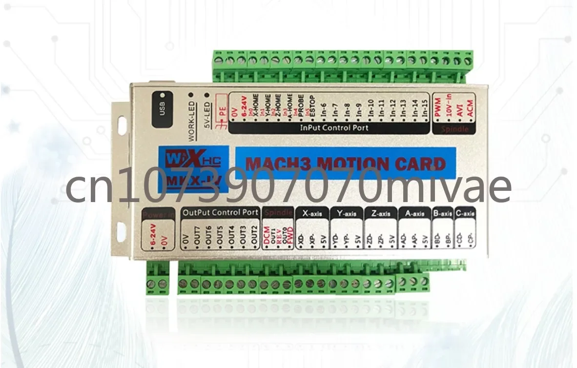 MK3-IV 3 Axis Motion Card USB Interface Board Mach3 Motion Control Card Cnc Controller Engraving Machine Lathe Machining Center