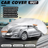 Waterproof Full Car Covers Outdoor Sun UV Protection Dust Rain Snow Protective Universal For Sedan Resistant Protection Cover