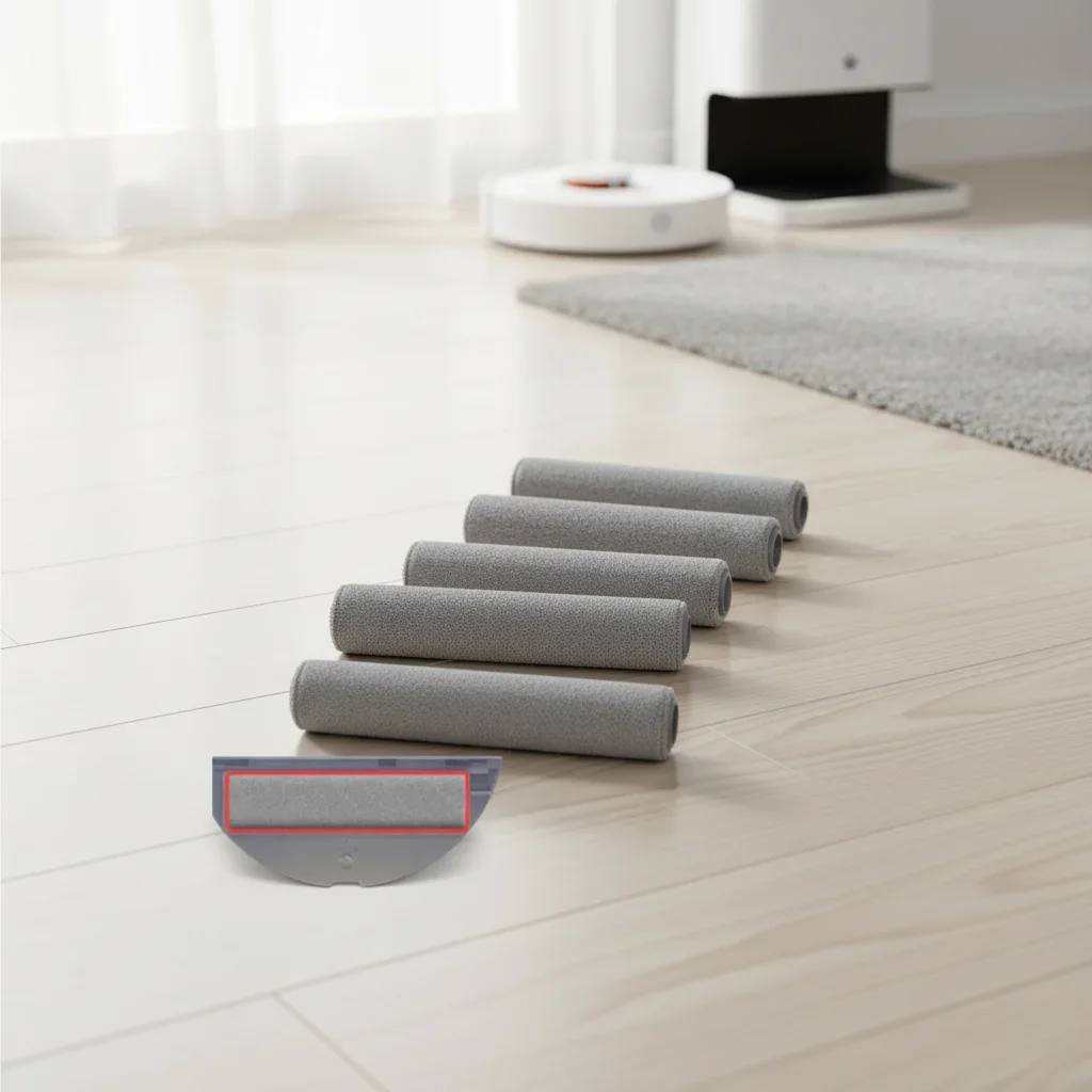 

4PCS Vacuum Cleaners Replacement Roller Mop For Dreame Aqua10 Ultra Track Complete/Aqua10 Pro Track Household Cleaning Tools