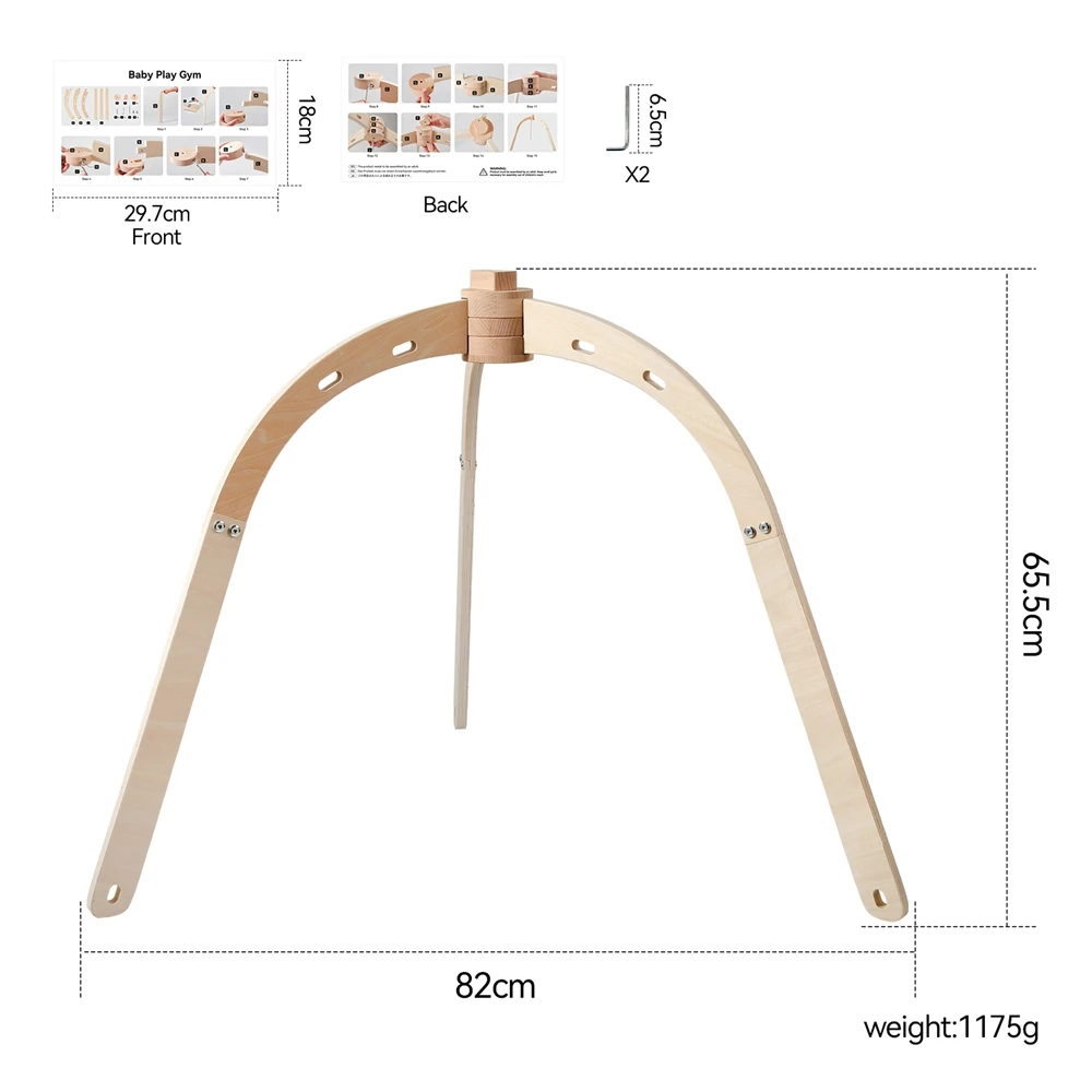 ไม้ Rattle ของเล่นสําหรับทารกกิจกรรม GYM Rack Early การศึกษา 0-36 เดือนของเล่นเด็กพับได้เล่น GYM BIRD Fitness กรอบของขวัญ