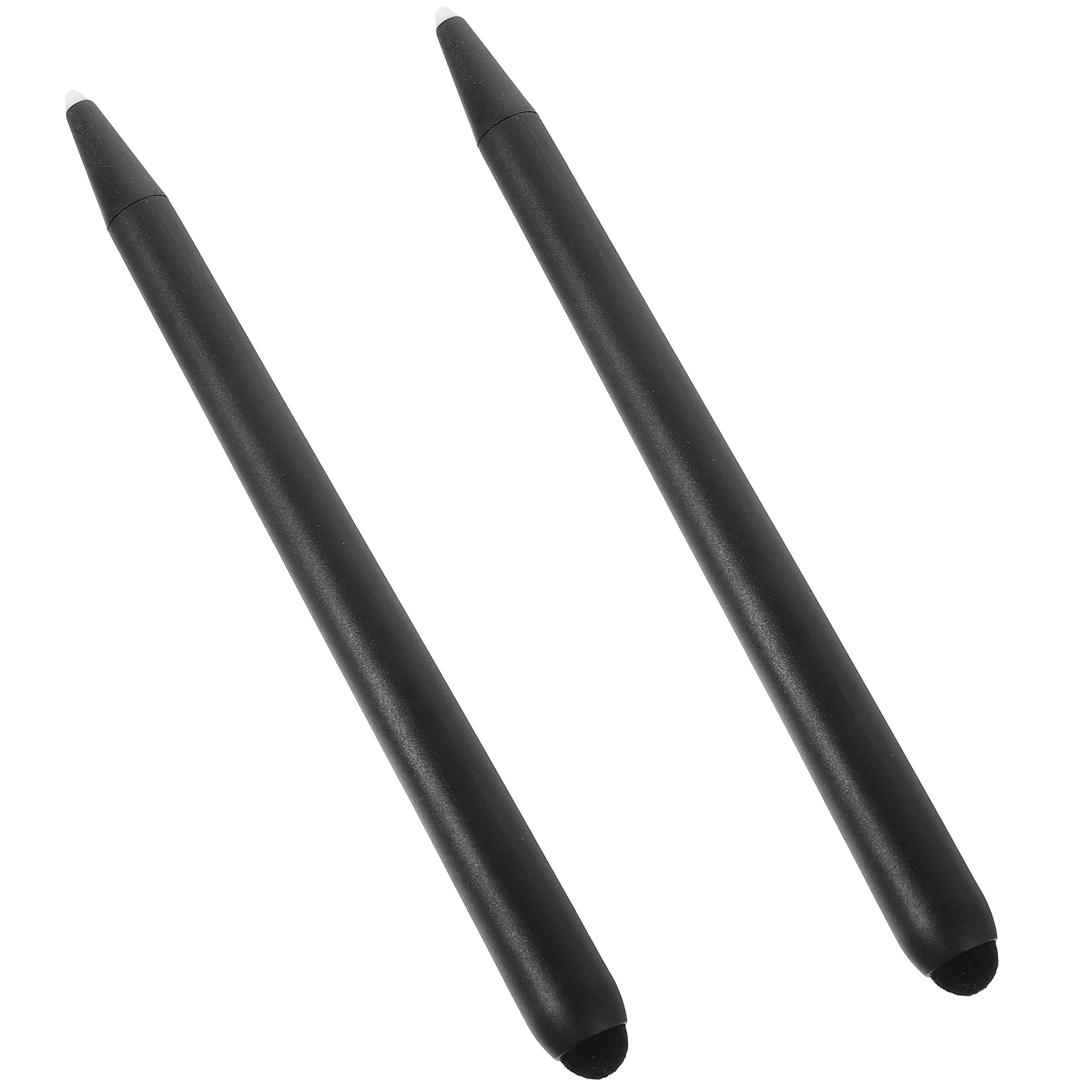 2 ชิ้น Touch Stylus Screens ปากกาพิเศษ Double-headed Design ลายมือ (ปากกาสีดํา) ไวท์บอร์ดอิเล็กทรอนิกส์